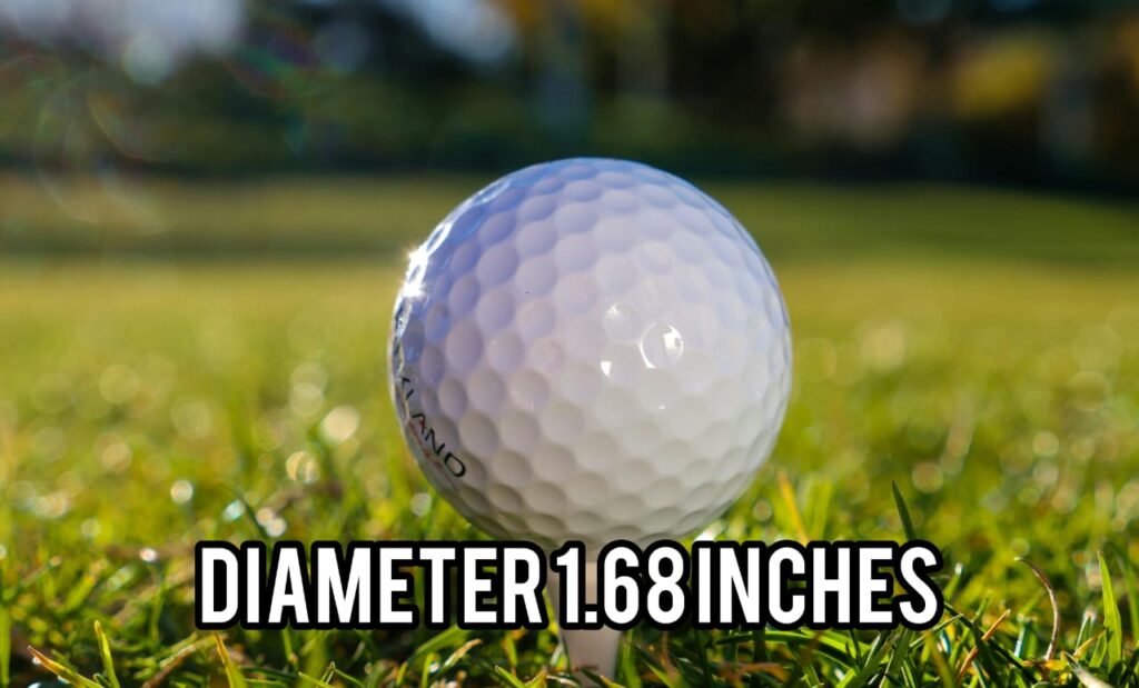 golf ball diameter