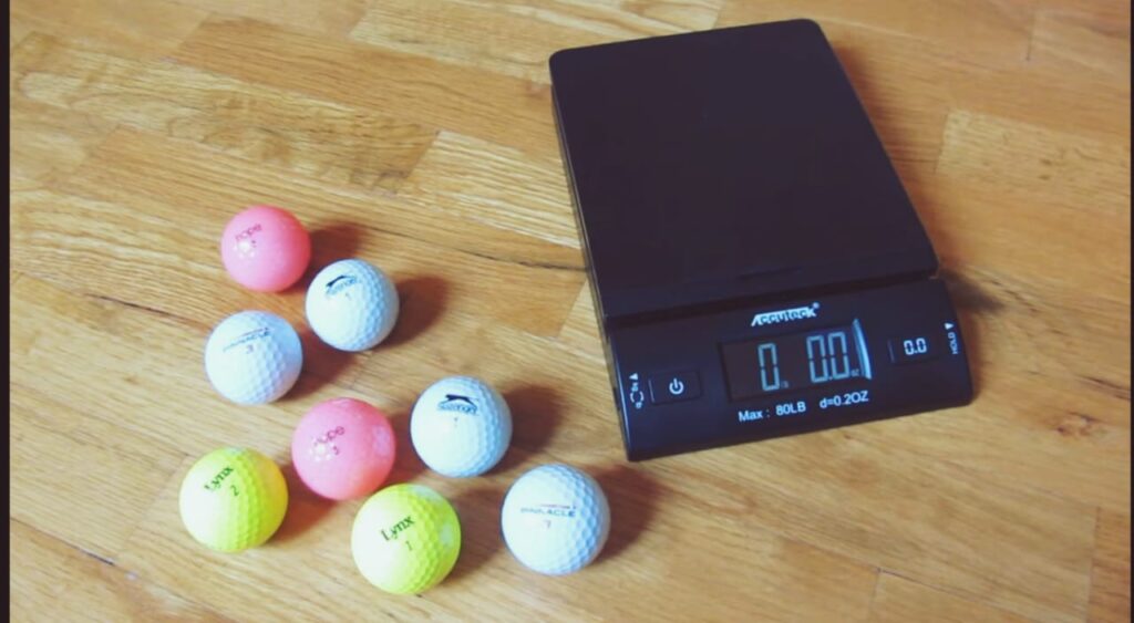 how much does a golf ball weigh